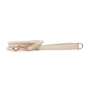 Vanderpump Pets Handvävt hundkoppel, beige