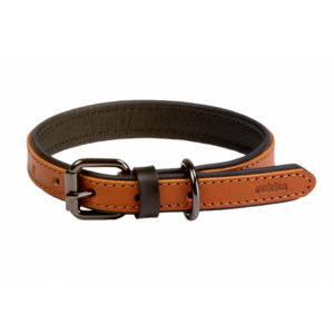 Rukka Pets Dual Läderhalsband Cognac